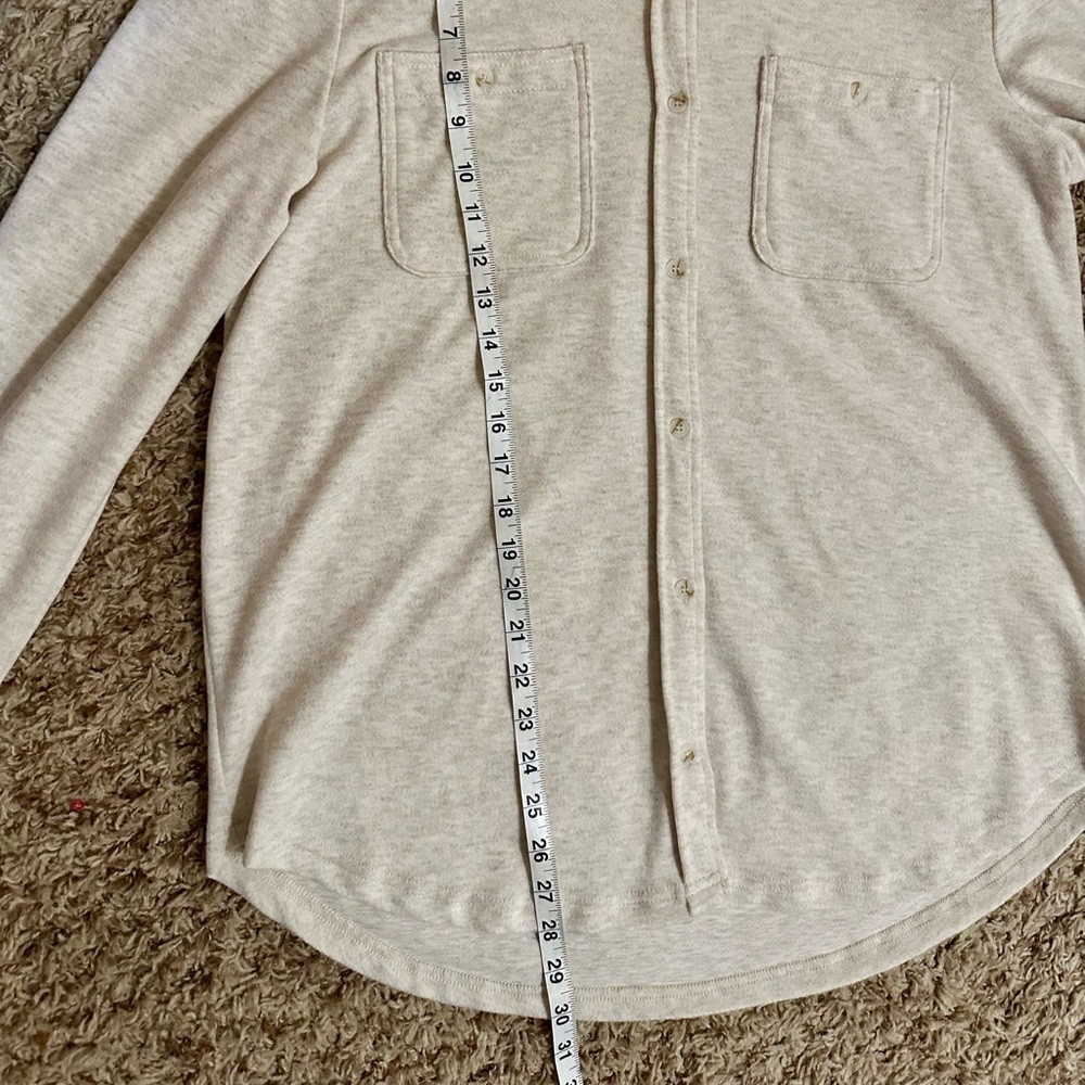 NWT Altar'd State Women’s Cream Collared Top - Size XL - Picture 6 of 7